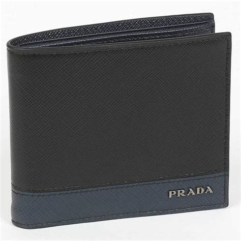 men's wallets prada|prada men's wallet saffiano.